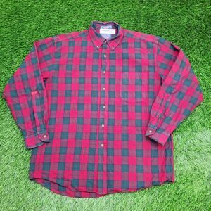 Vintage SIR Pendleton Wool Button Shirt Large 24x30 Baggy